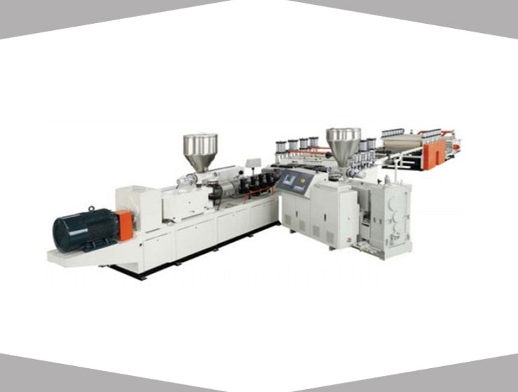 PVC Wood Plastic Co-extrusion sheet/board/panel extrusion Line