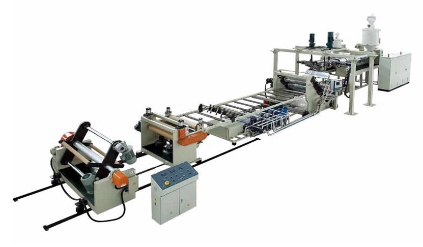 Plastic PC PMMA PS Sheet Extrusion Line